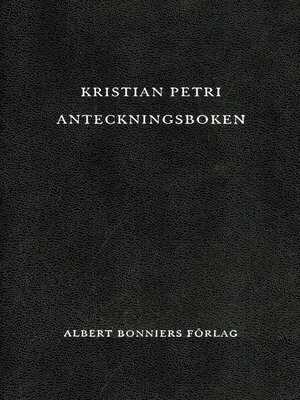 cover image of Anteckningsboken